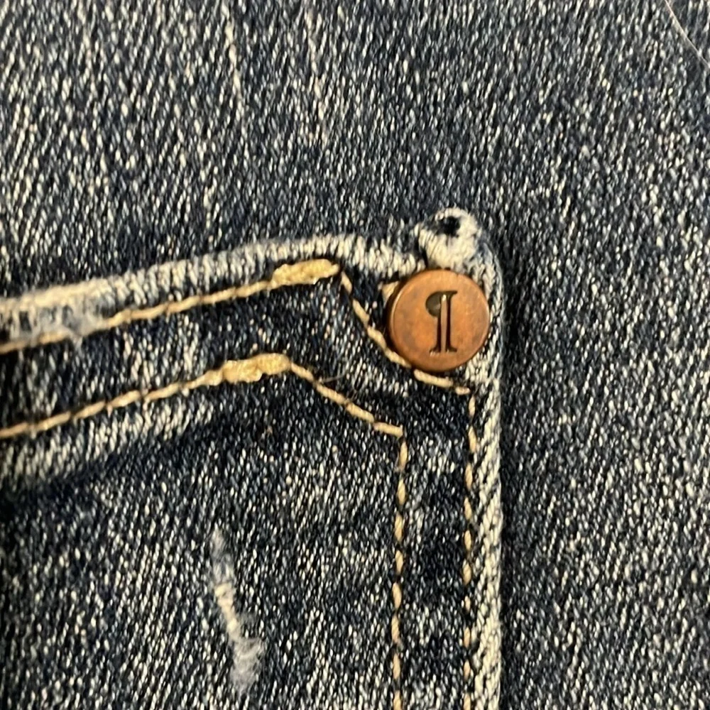 Pilcro Anthropologie Women Jean Shorts Size 26 Denim Distressed Causal Bohemian
